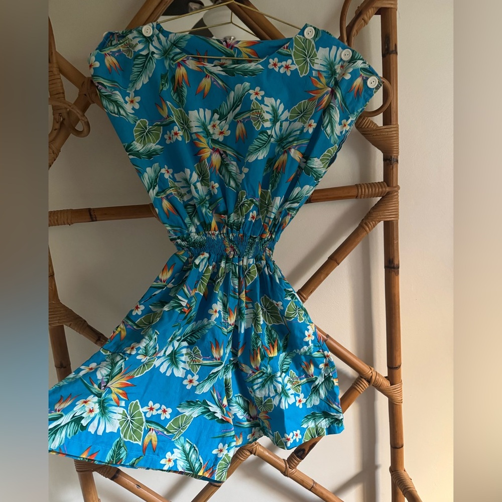 Authentic Hawaiian Floral Romper
